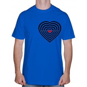 Футболки для влюблённых "Heart Target"