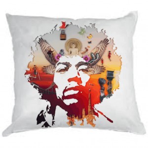 Фото на подушке "Jimi Hendrix"